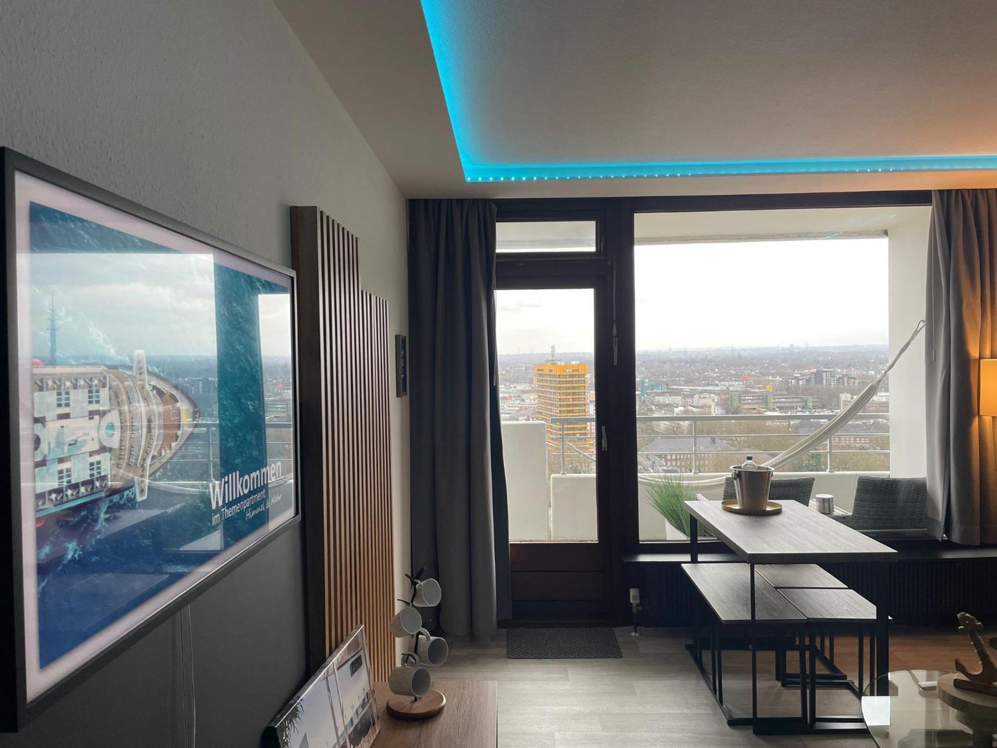 Themenpartment Himmel Und Mehr Penthouse Apartment Gelsenkirchen Luaran gambar
